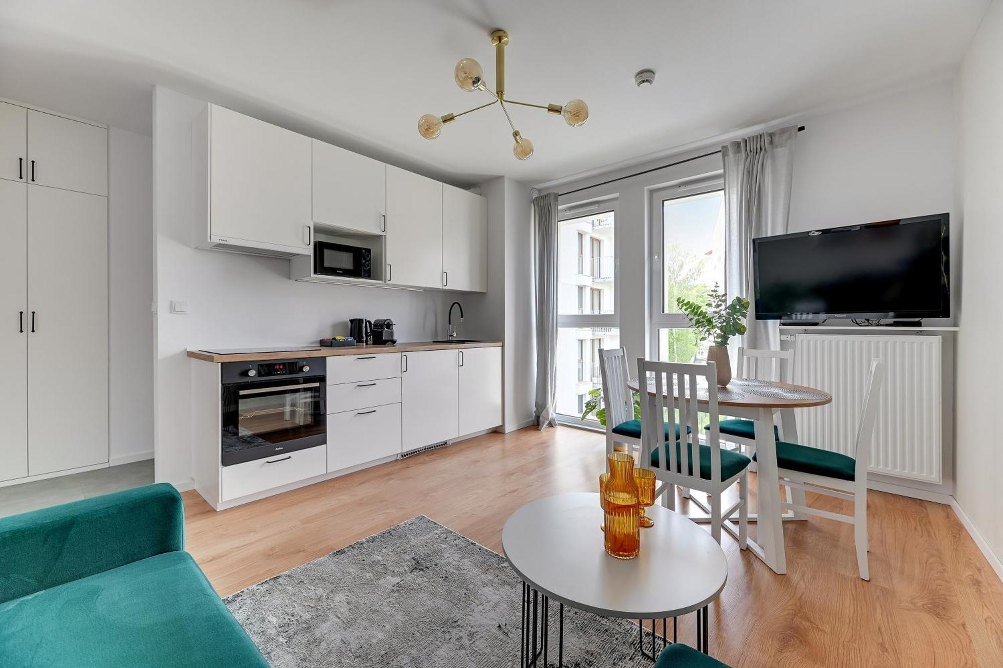 Aura 40 City Center By Downtown Apartments غدانسك الغرفة الصورة